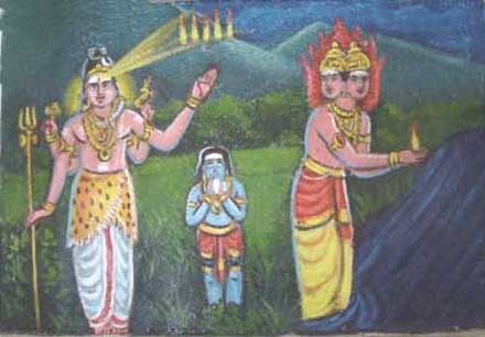 The birth of Kumara