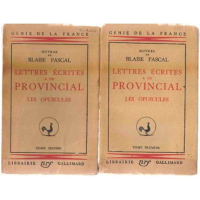 Lettres au provincial