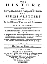 A história de Sir Charles Grandison