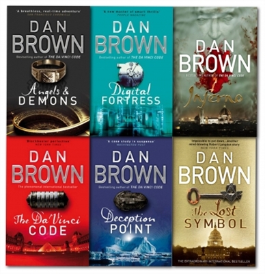 רשימת הספרים של דן בראון