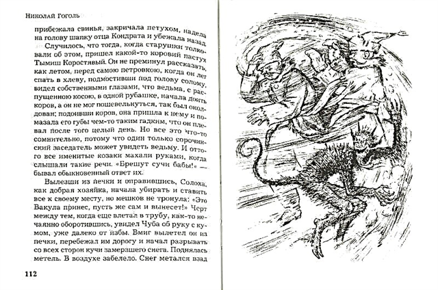Konten terpendek dari karya "Bewitched Place" untuk buku harian pembaca (N. V. Gogol)